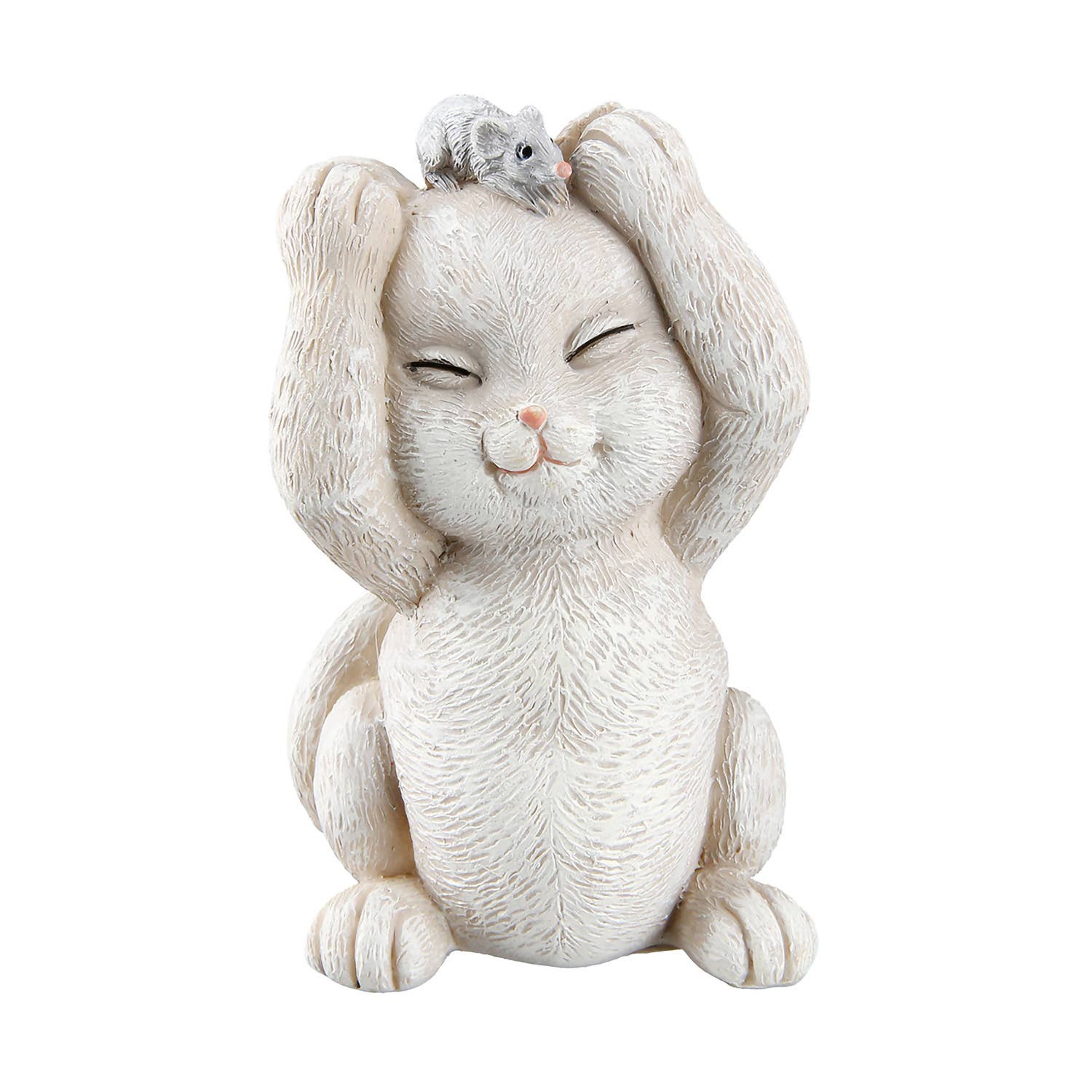 Gilde Handwerk Macrander GmbH & Co. KG - Wholesale Decorative Figurine - Kitten Cat Figure H.8.5 cm - Assorted 3 Times3