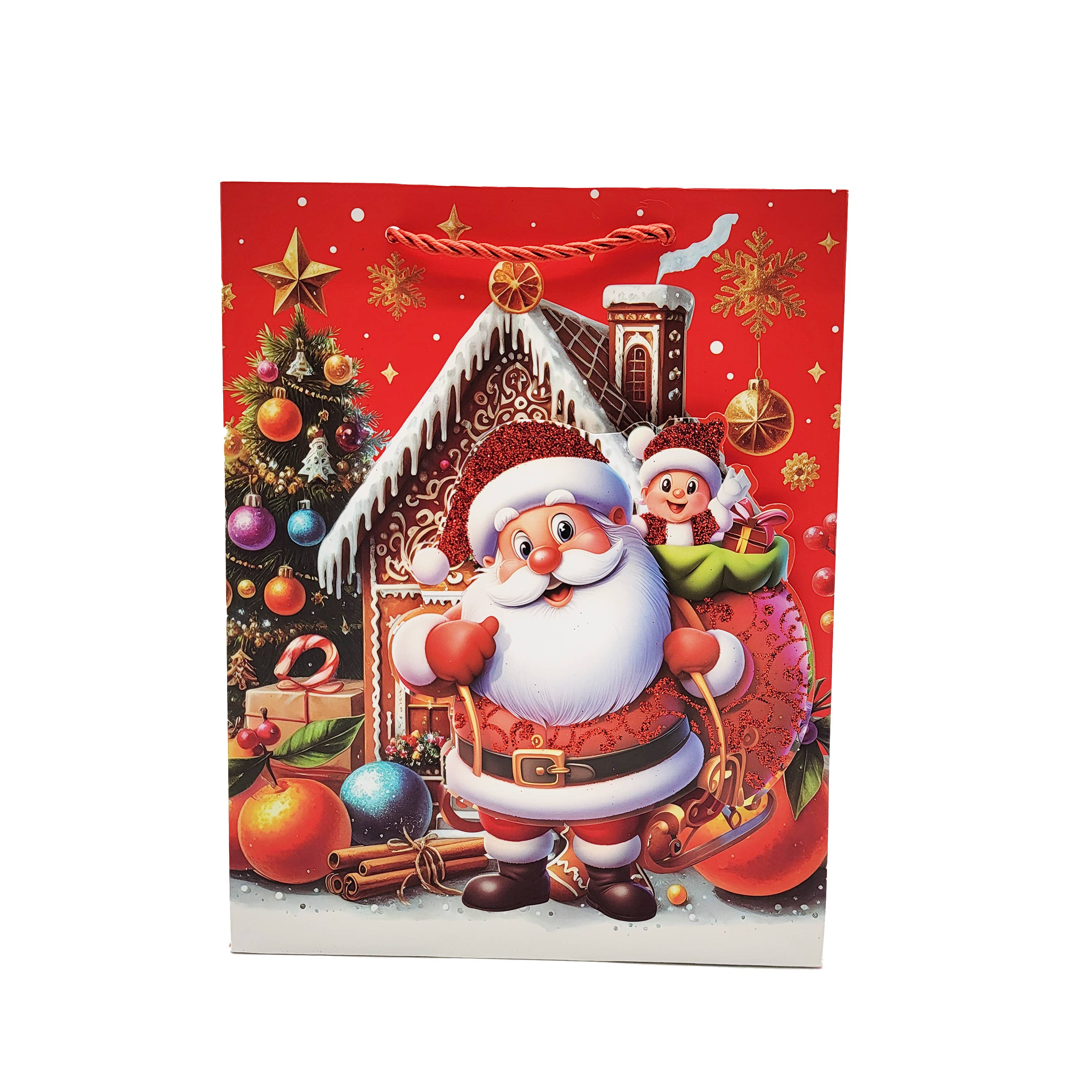 Crover - Wholesale Gift Bag - Santa Claus Christmas Gift Bags – Gingerbread House4