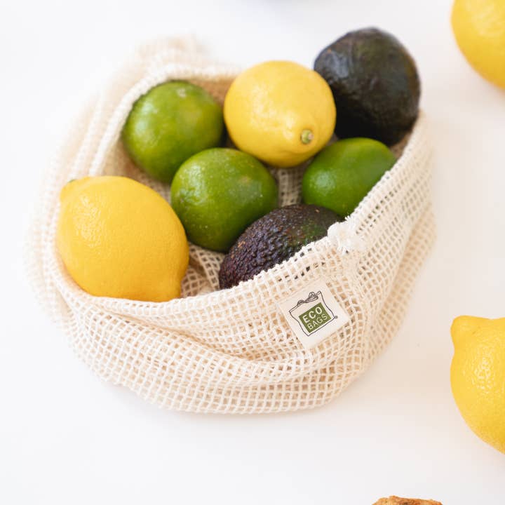 ECOBAGS - Wholesale Grocery/shopping bag - Organic Cotton Mesh Reusable Produce Bag - Medium3