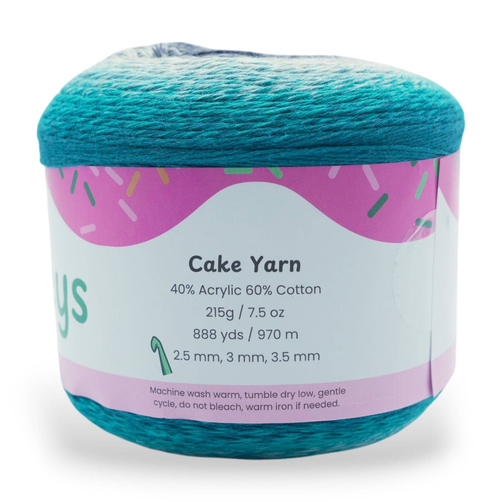 Okey Dokeys - Wholesale Yarn - 1060 Yards Gradient Cake Yarn - #1 Super Fine Cotton Acrylic Yarn21