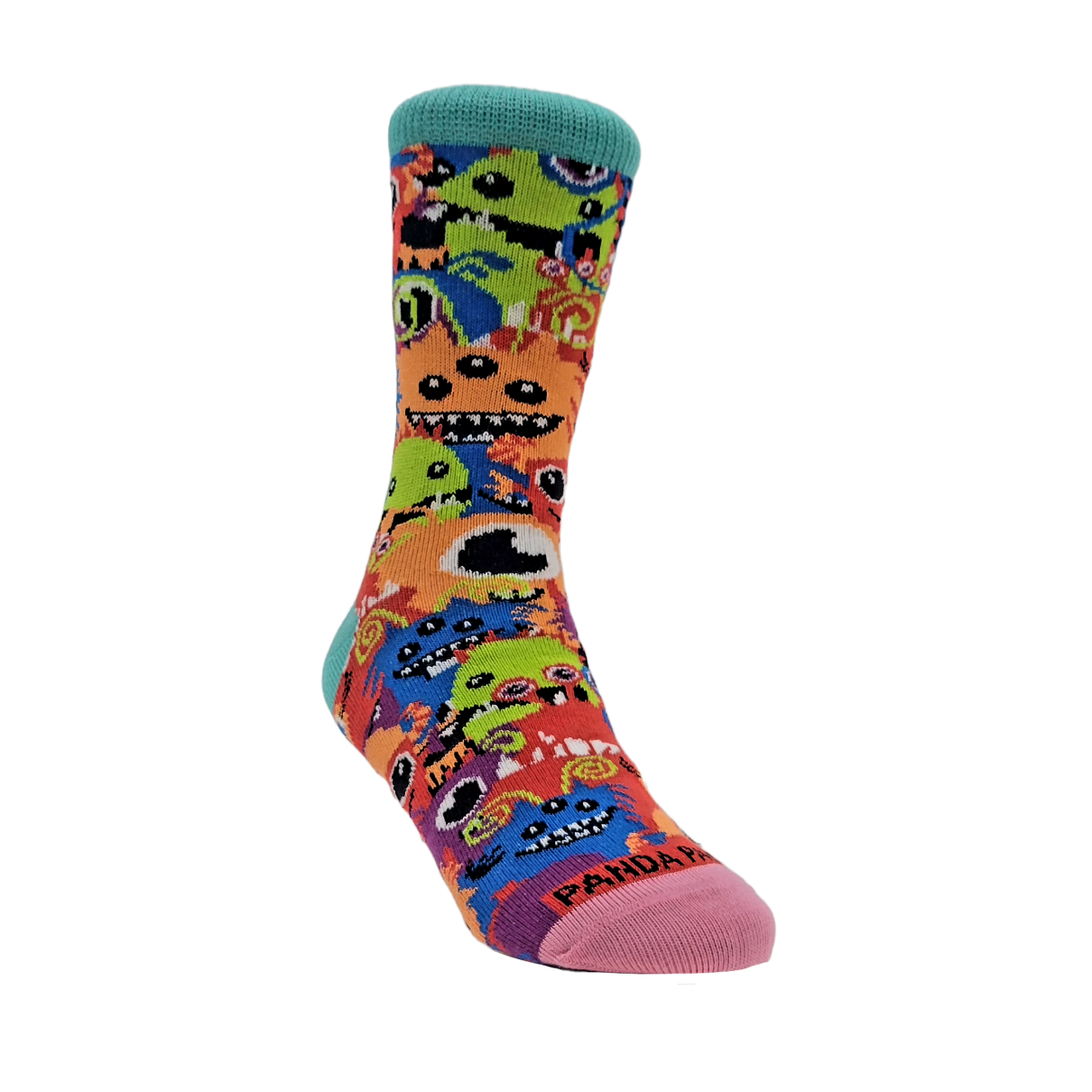 Sock Panda - Wholesale Socks - Kids - Monster Face Pattern Socks from the Sock Panda (Ages 3-7)3
