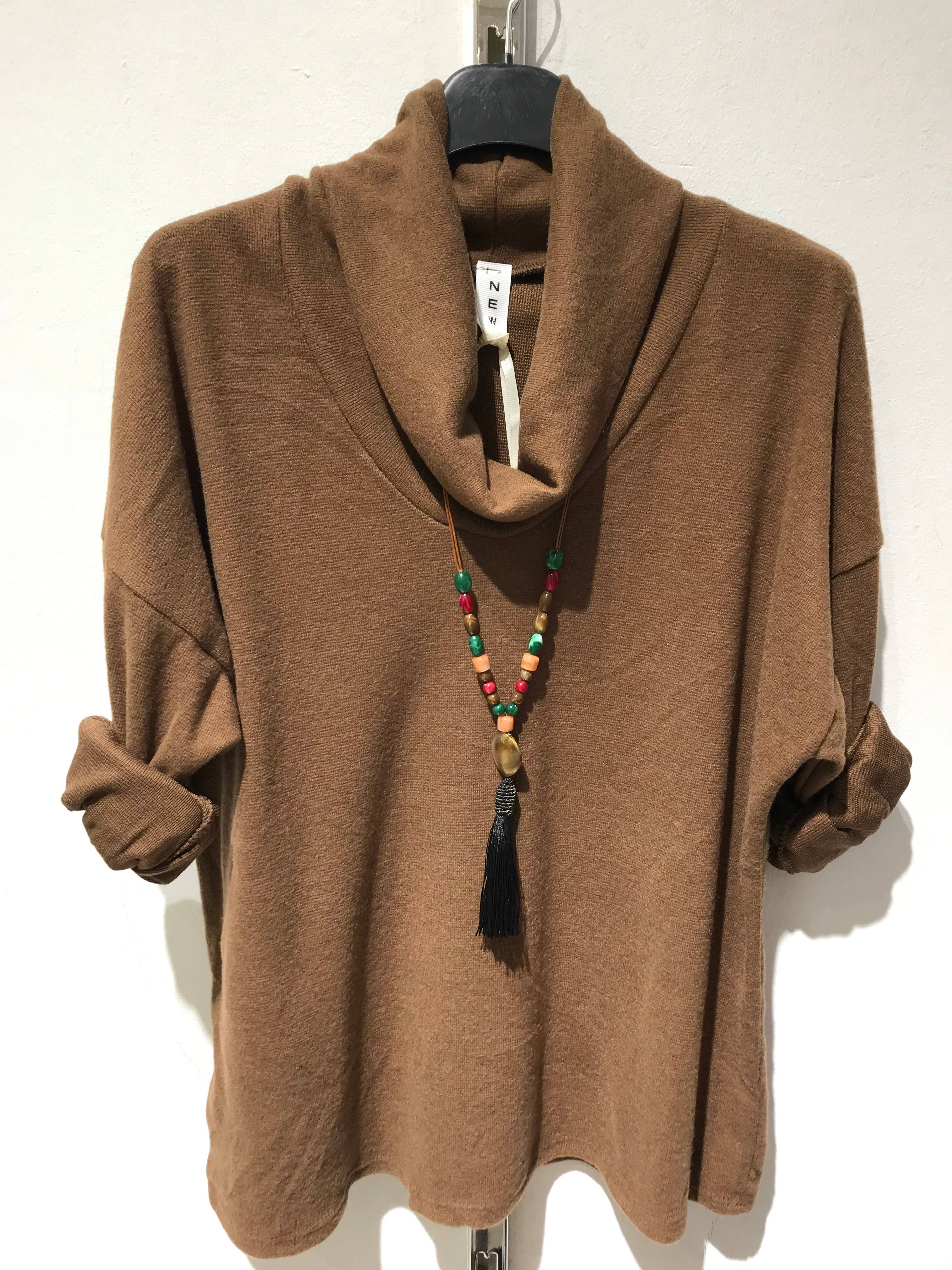 Only Yuan - Wholesale Gebreide top - Dames - ref 13668 trui met hoge hals12