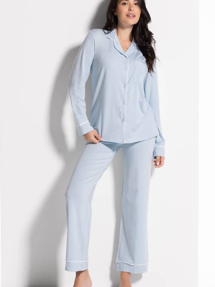 105799 Pijama Aberto Longo por atacado de Love And Bra