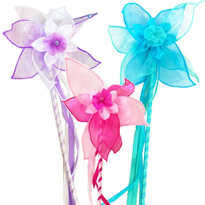 Lets dress up - Wholesale Toy wand – Kids - Handmade Fairy Wand x 10 mixed colours3