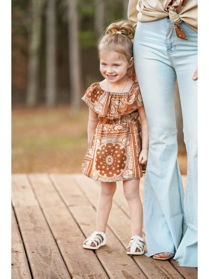 Cocoplum - Wholesale Dress - Kids - Kids Bandana Print Dress