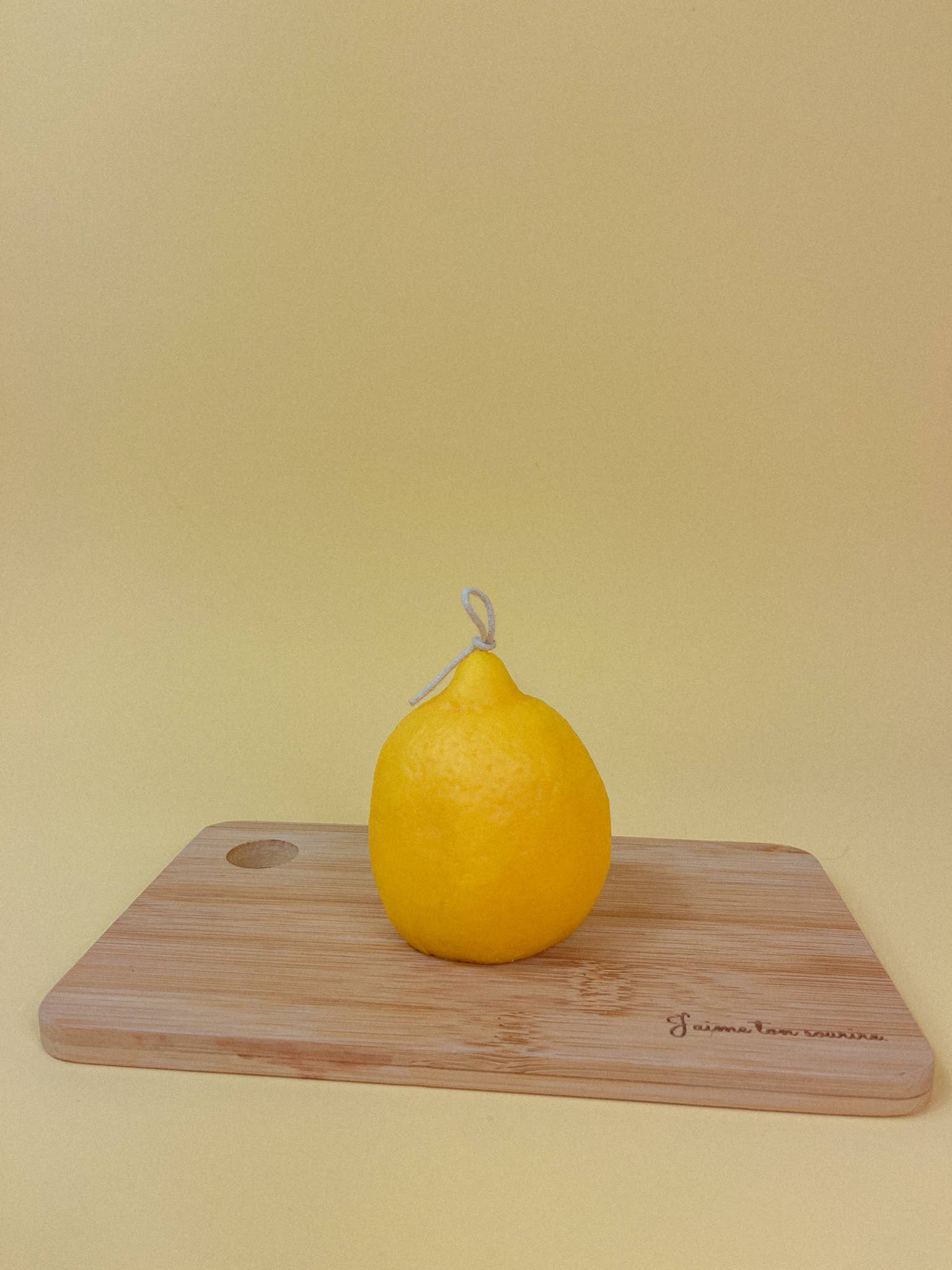The Wednesday Co - Wholesale Novelty Candle - La Limónsota (Standing Lemon)