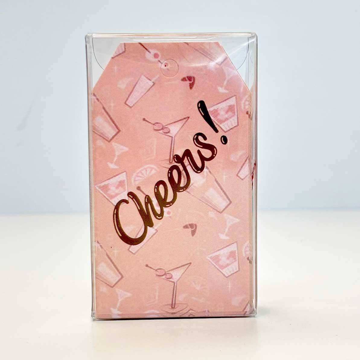 Mod Lounge Paper Company - Vente Étiquette cadeau - Ensemble de 10 étiquettes cadeaux Martini Cheers Mid Century Cocktails2