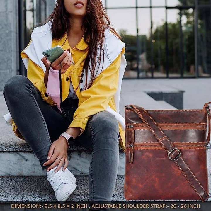 Greenwood Leather - Wholesale Crossbody Bag - Women's - Leather Crossbody Purse