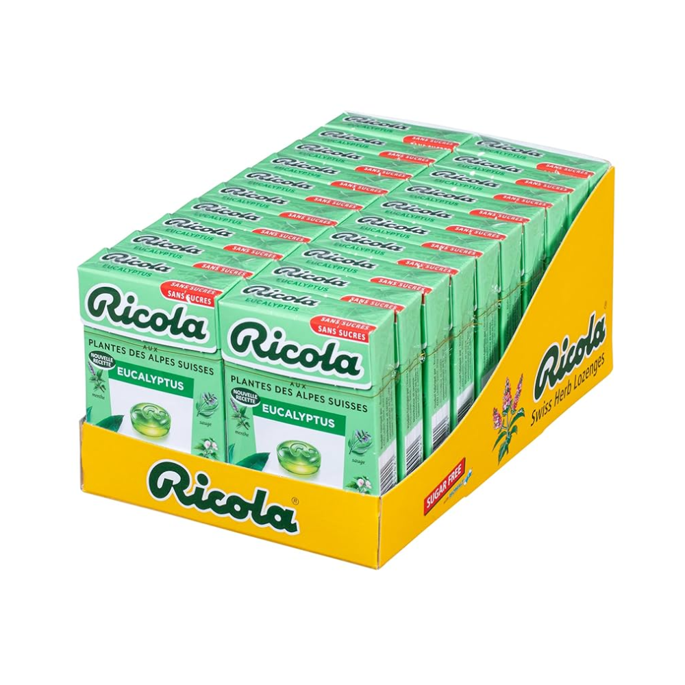 123bonbon - Vente Bonbons durs - RICOLA - Bonbons Suisse aux plantes - Eucalyptus2