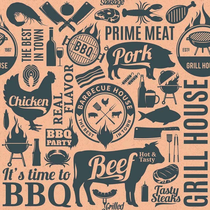 Elegant Gifts - Wholesale Disposable Napkin - Lunch Napkin - Barbecue (ORGANICS)