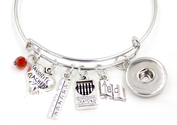 Say It in A Snap Jewelry - Wholesale Lapel Pin/Button - Teachers Make Little Ones Count Snap4