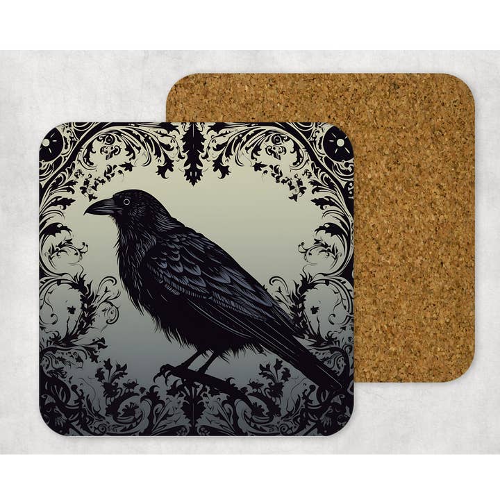 Vackert tryckta Brooding Raven träunderlägg för elegant heminredning för wholesale av simply creative