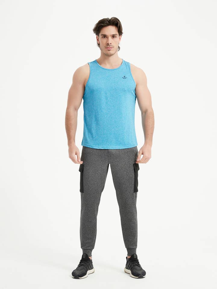 Canotta da uomo con pannelli in rete per la vendita all'ingrosso da parte di Neyo