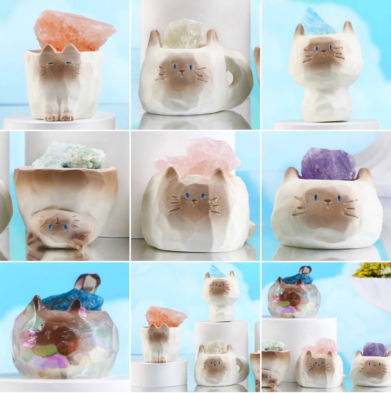 BCmini - Vente Figurine décorative - 71284 Boîte Aveugle Chat Pal Cristal-60