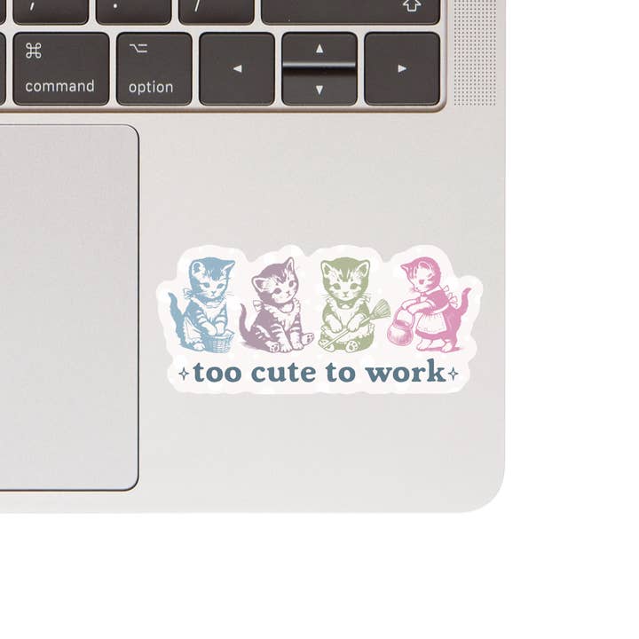 Juju and Moxie - Wholesale Phone & laptop stickers - Funny Sarcastic Cute Kitty Cat High Quality Vinyl Sticker1