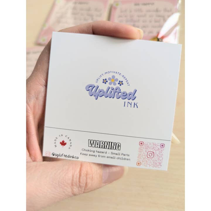 Uplifted Ink - Wholesale Encouragement Card - Spread Sunshine with our "Bee Happy" Uplifting Mini Card!4