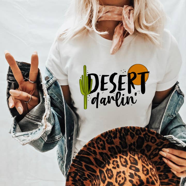 Western Wholesale - Wholesale T-Shirt (Graphic) - Women's - Desert Darlin' - Western Shirt