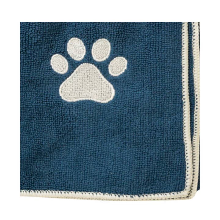 Jojo Modern Pets - Wholesale Pet towel –Dog - Quick Drying Microfiber Dog Bath Towel with Paw Print (Blue)3