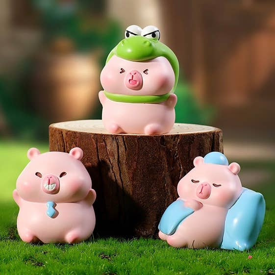 BCmini - Wholesale Decorative Figurine - 71280 Pink Capybara Blind Box-1211