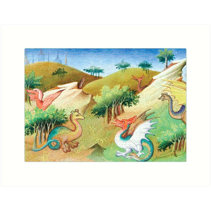 Dragons | Blank Greeting Card for wholesale by Lucca Paperworks