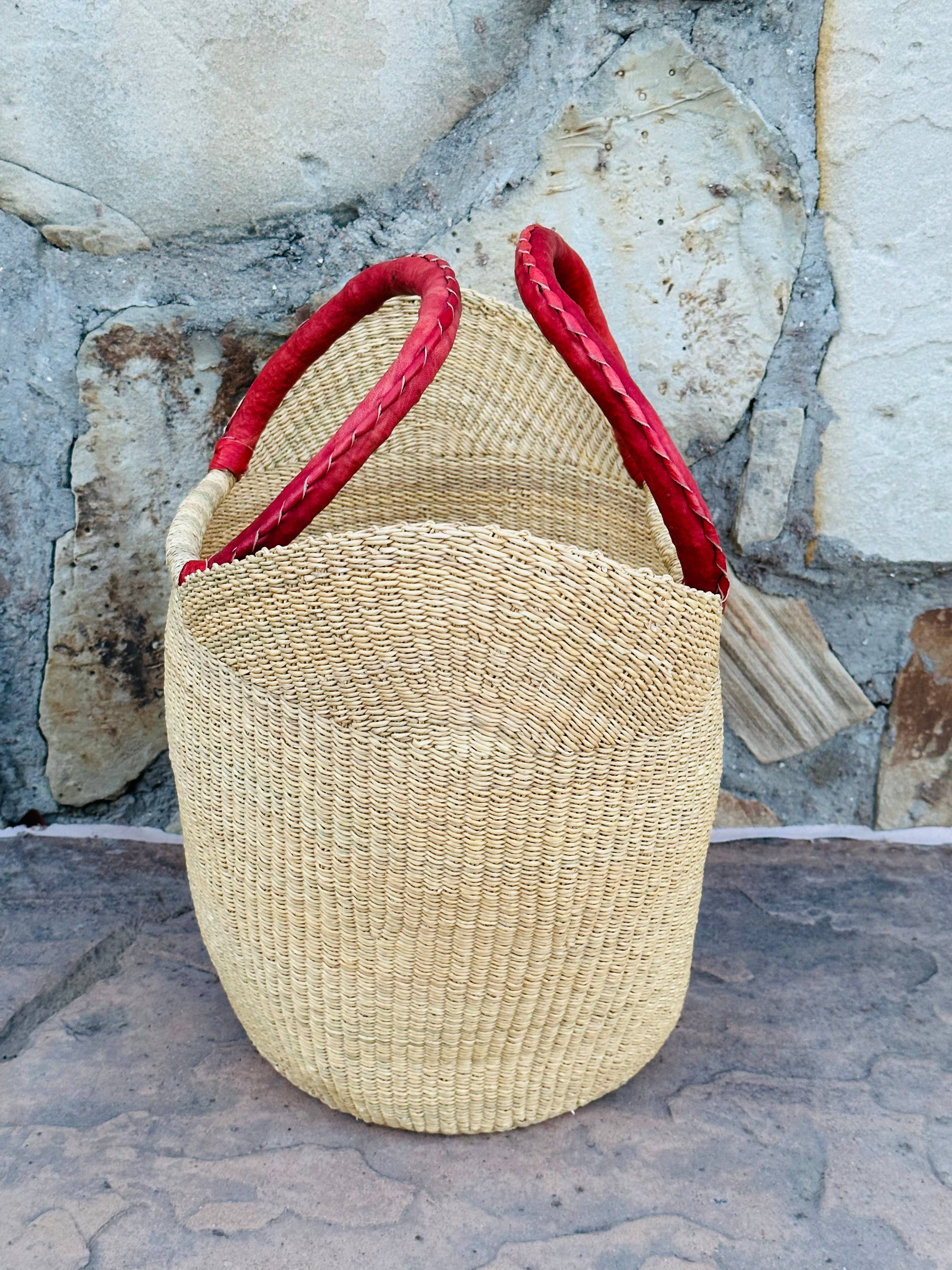 The African Home Goods - Wholesale Beach Bag - African Natural Ghana U-Shopper Yikene Beach Tote Bag4