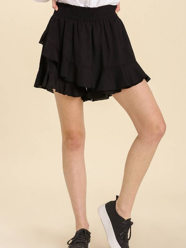 Linne Short Shorts för wholesale av Vanilla Monkey