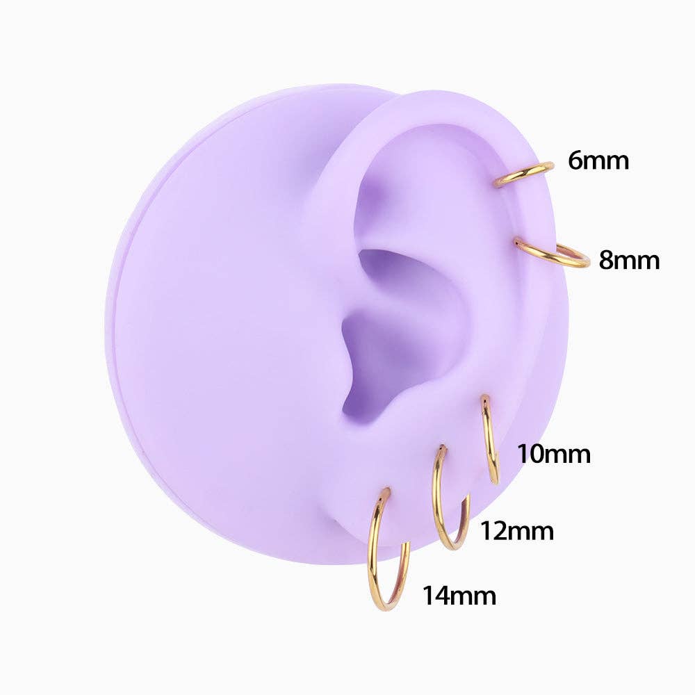 oumo jewelry - Wholesale Single Earring - Basic Hoop Clicker4