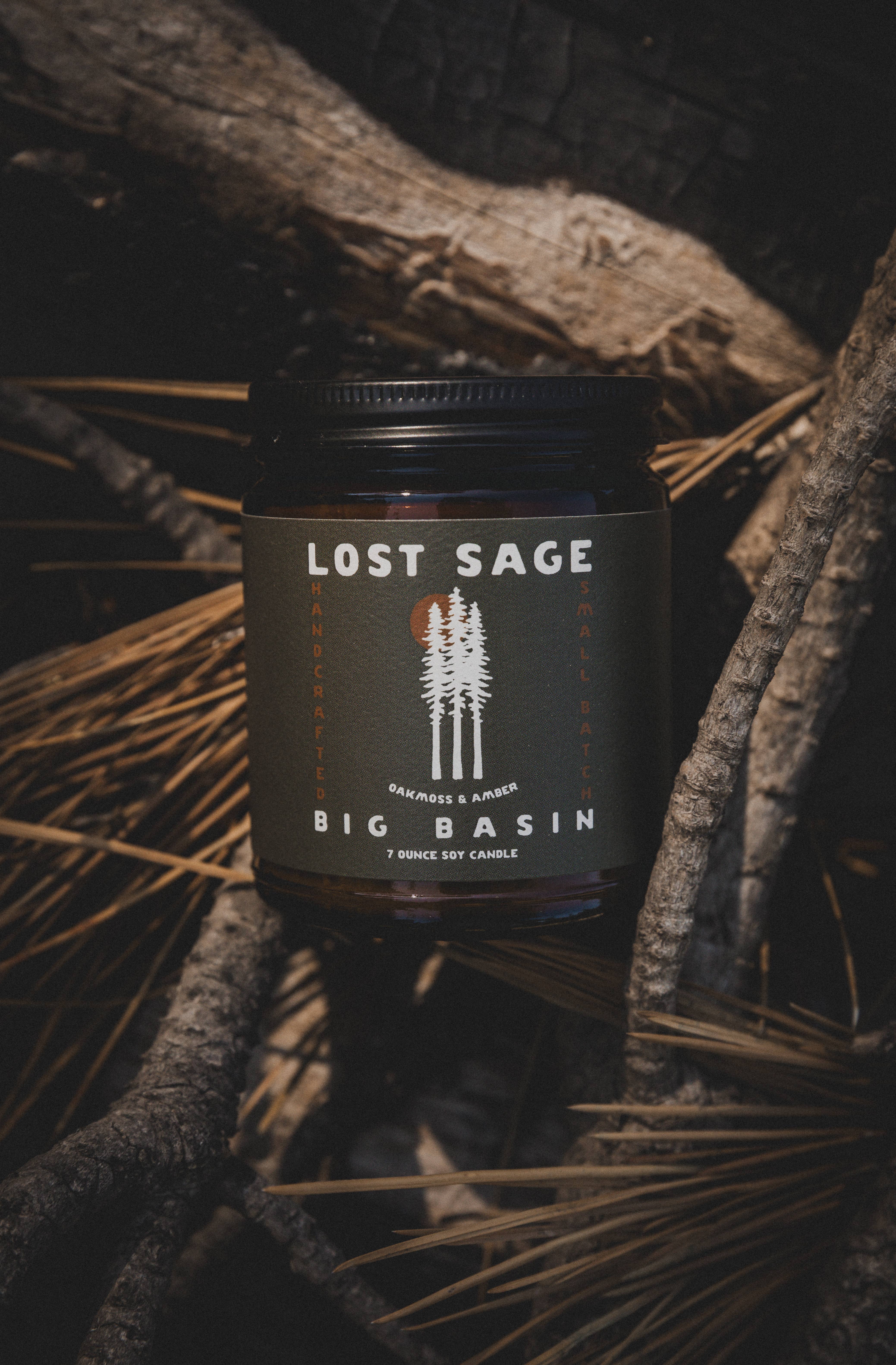 Lost Sage - Wholesale Jar/Filled Candle - Big Basin Soy Candle1