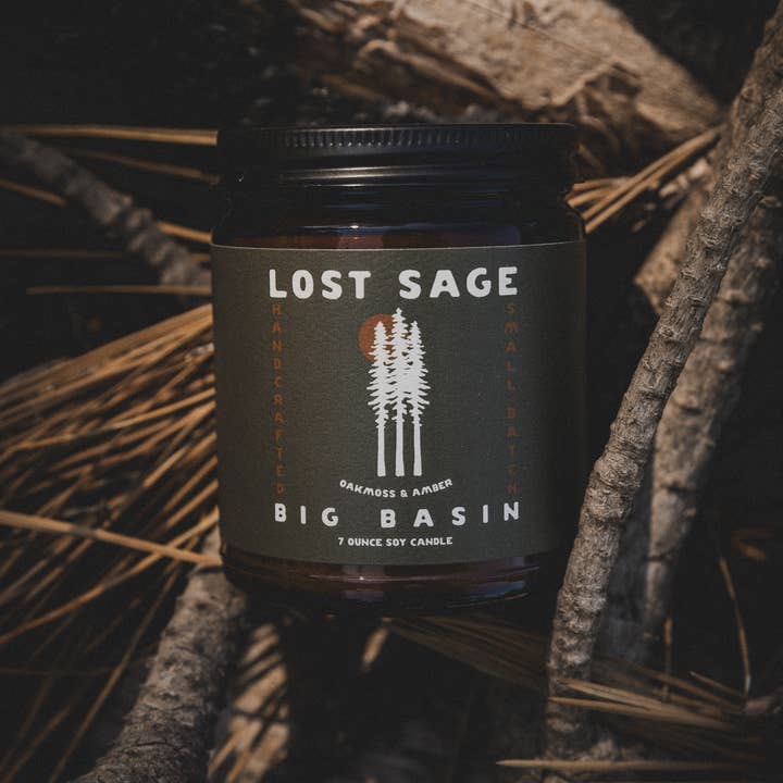 Lost Sage - Wholesale Jar/Filled Candle - Big Basin Soy Candle1