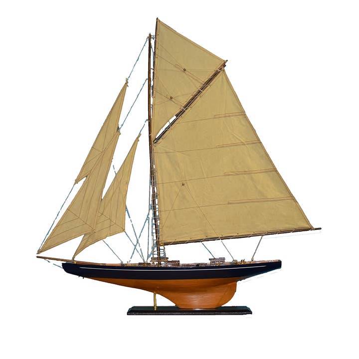 Wooden Sailing Boat 100cm for wholesale by giftland