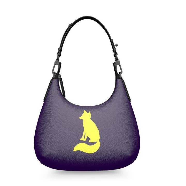 Mini saco curvo em couro - Uni-Malva por atacado de M-EGVA