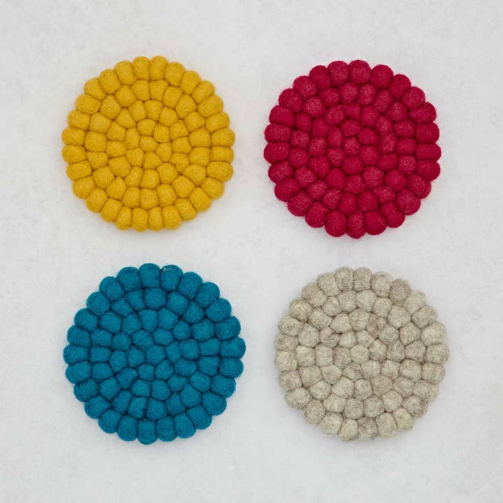 The Paper High Gift Company Limited - Vendita all'ingrosso Sottobicchiere - Sottobicchieri in feltro fatti a mano - Naturali2