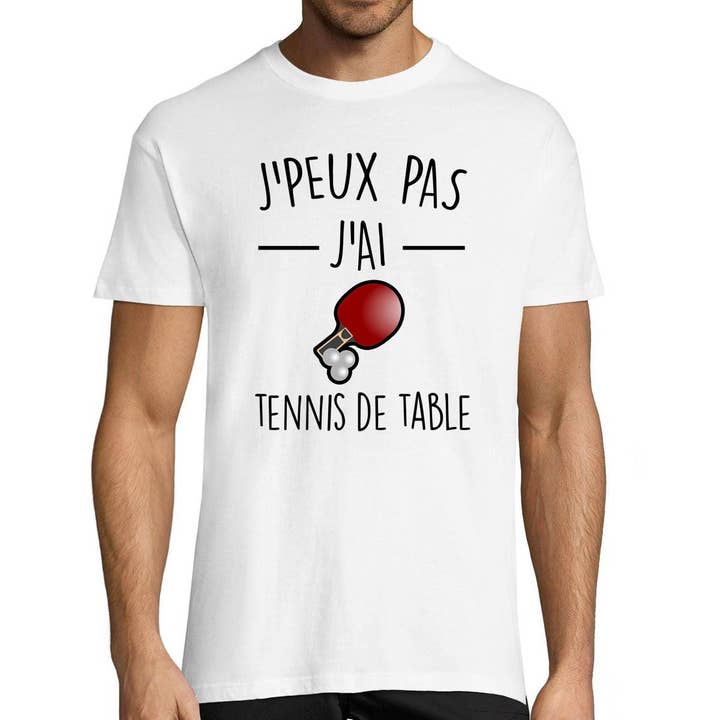 I Can't I I Have Table Tennis Men's T-Shirt for wholesale by Planetee