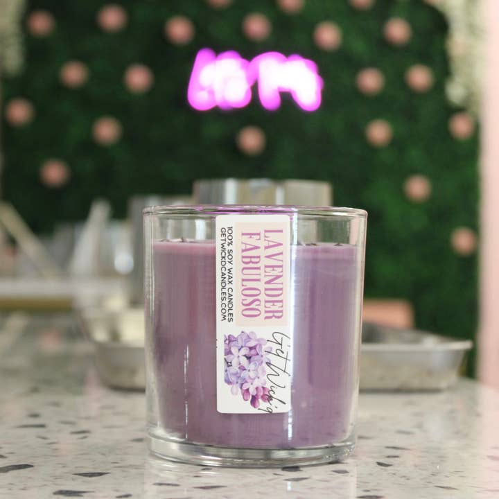 Vela Fabuloso de Lavanda para venta al por mayor de Get Wick'd Candle Co.