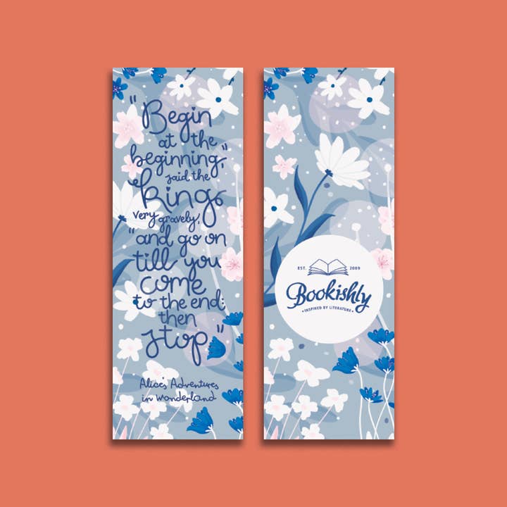 Bookishly - Vente Marque-page - Alice au pays des merveilles Marque-page « Commencez au début »