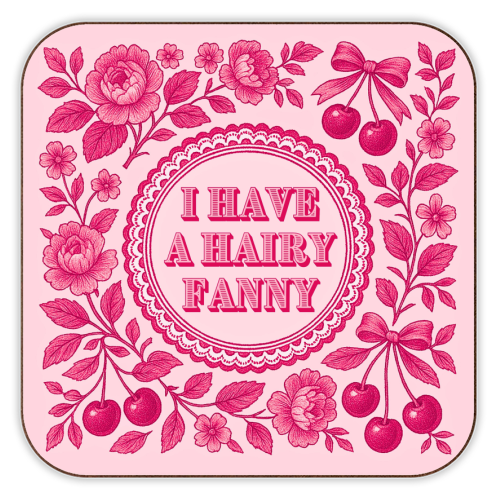 ART WOW – Großhandel Untersetzer – Untersetzer 'Hairy Fanny' von Lilly Rose0