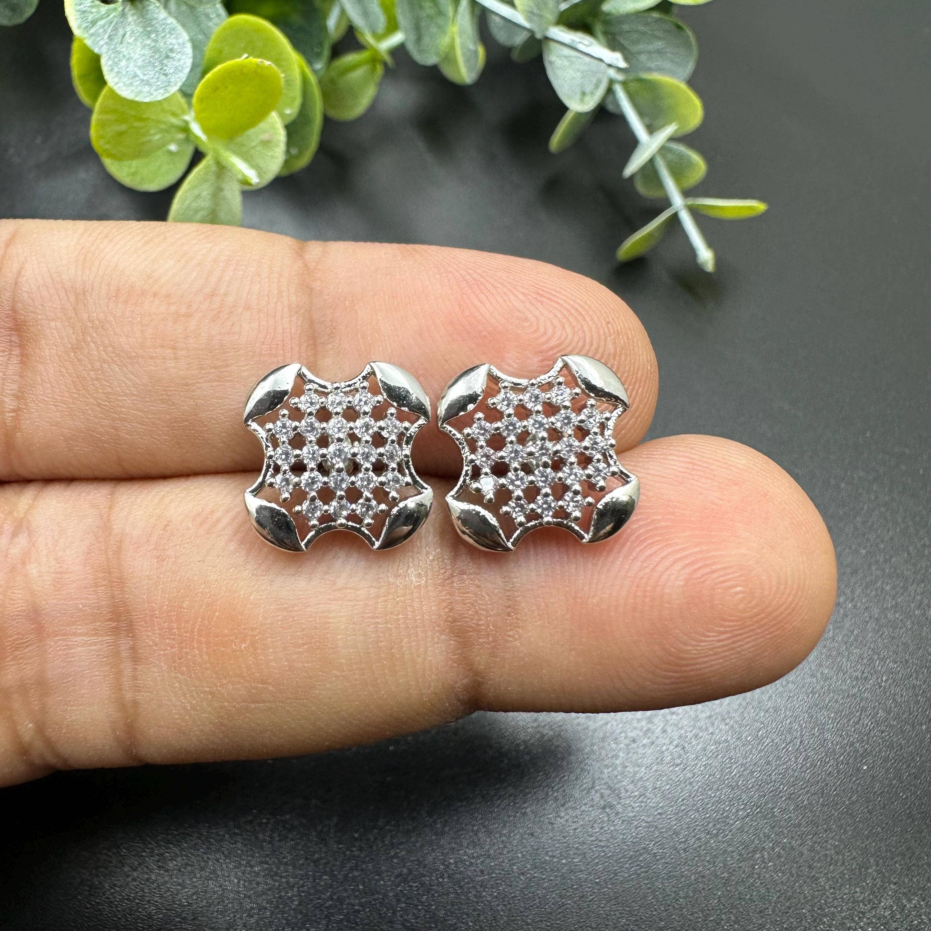 Vastrabhushan - Wholesale Stud/Post Earrings - CZ American Diamond Stud Earrings Indian Jewelry0