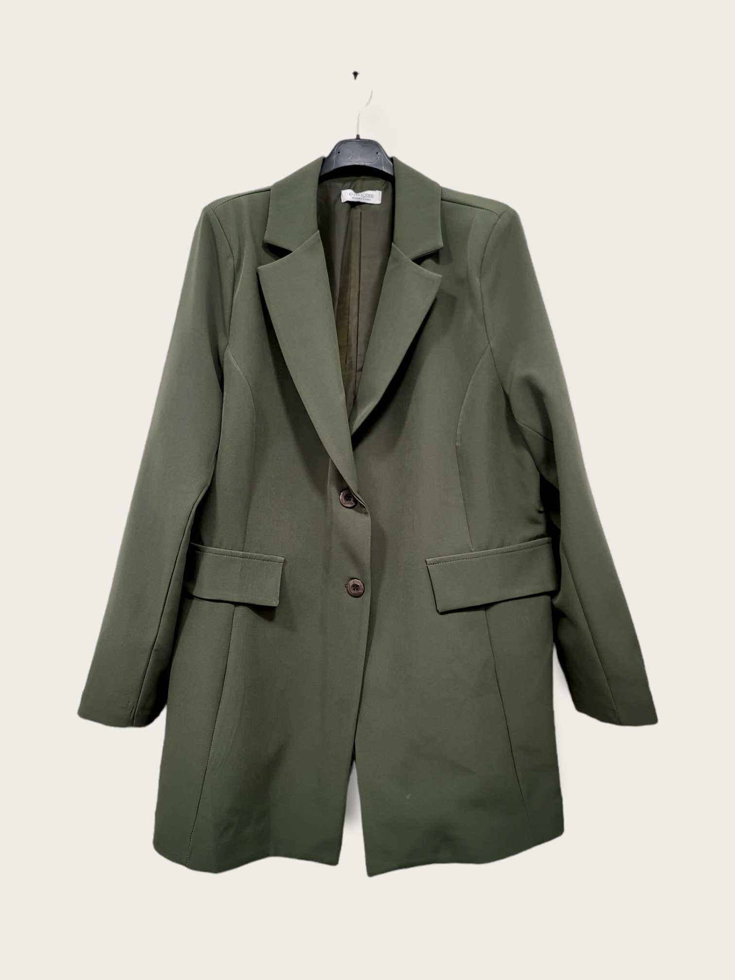 C'MELODIE – Blusão - Mulher por atacado – Tamanho Grande - Casaco feminino elegante com lapela7