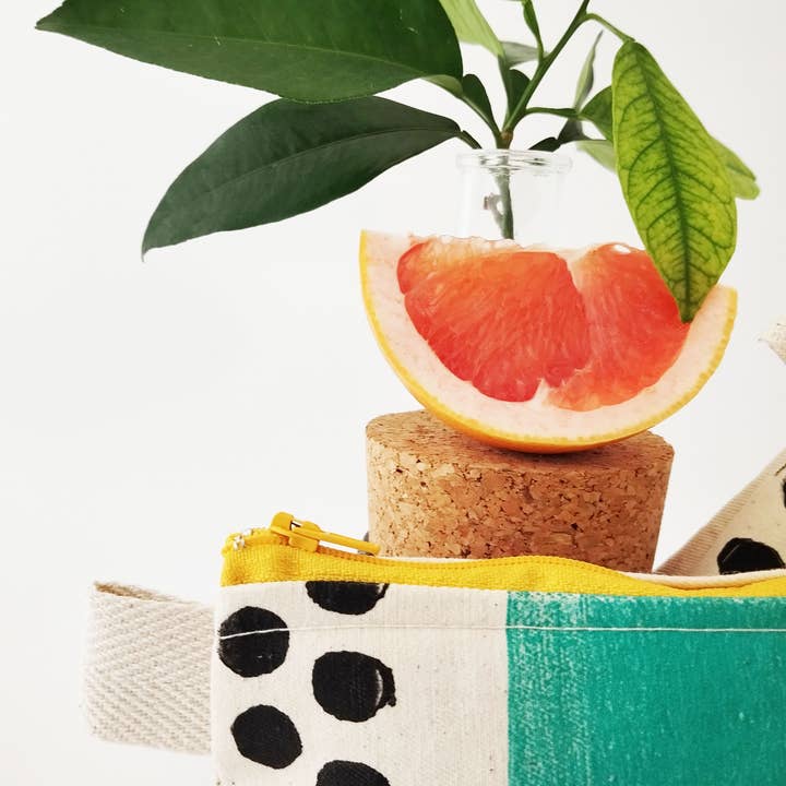 The Ink Job - Wholesale Pouch - Women's - Teal Blue Zipper Pouch1