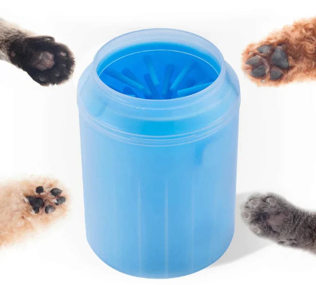 Blu Zampe di Cucciolo Lavaggio Morbido - Pulitore Portatile in Silicone in vendita all'ingrosso su Faire1