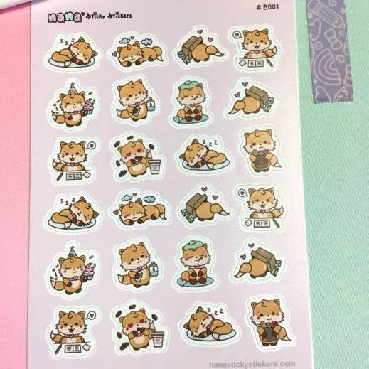FoxLove Sheet/V001 for wholesale by Nana Sticky Stickers