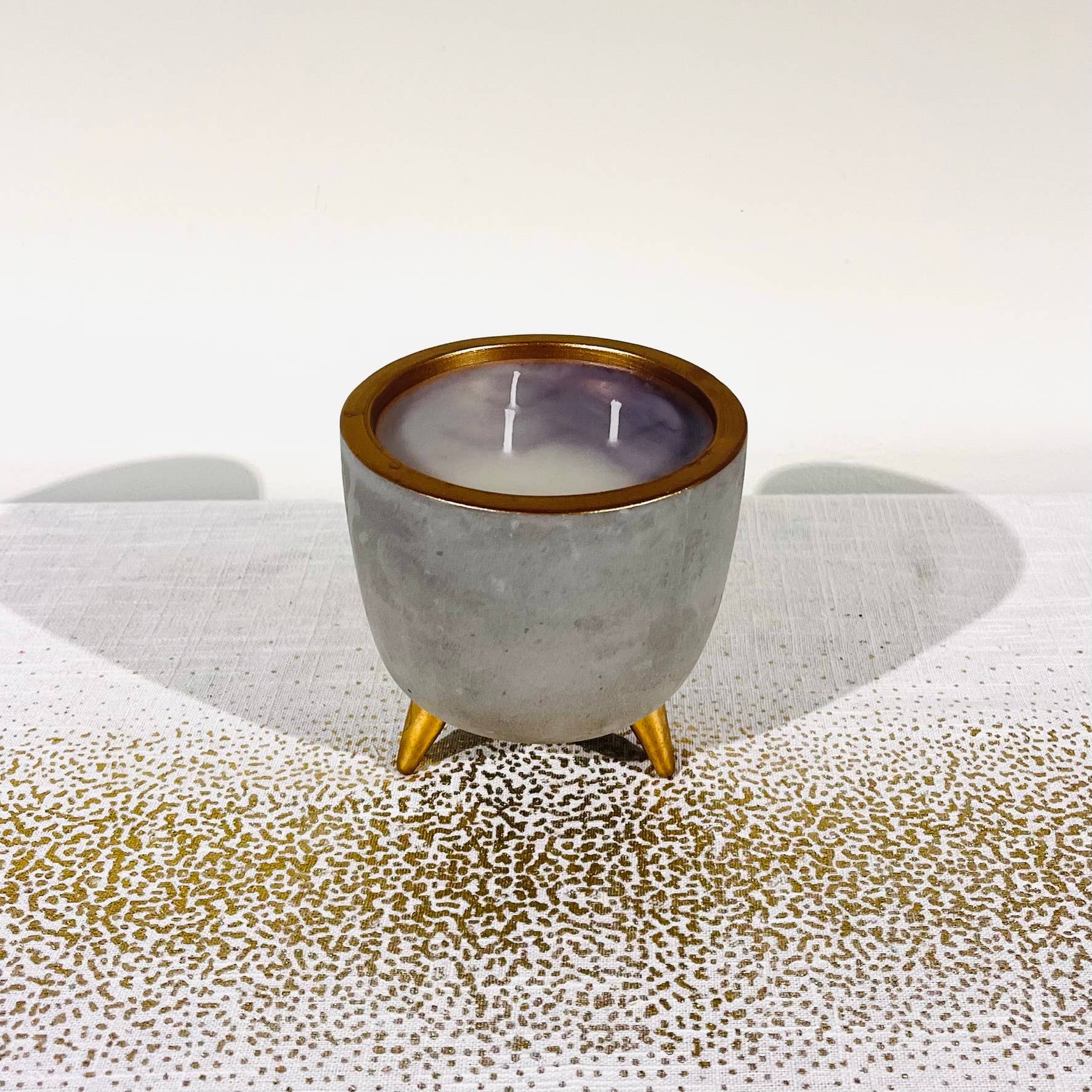 .AVPV. Studio - Wholesale Jar/Filled Candle - Concrete Copper Candle / Flowerpot10