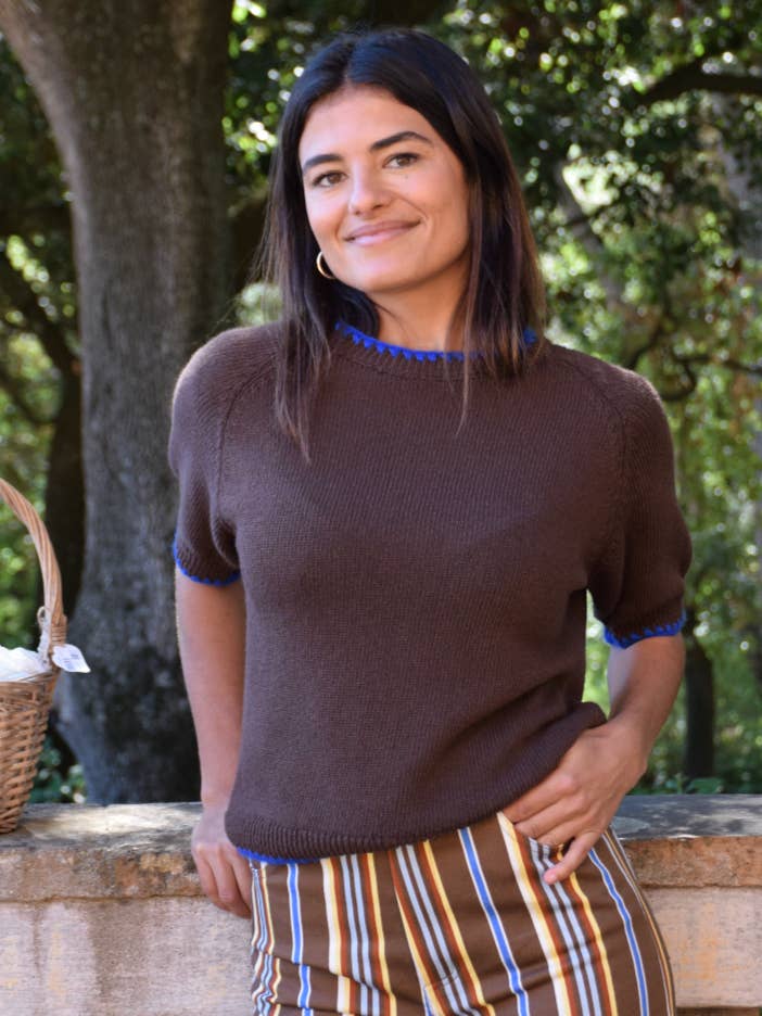 Joana Brown T-shirt for wholesale by MindTraveler