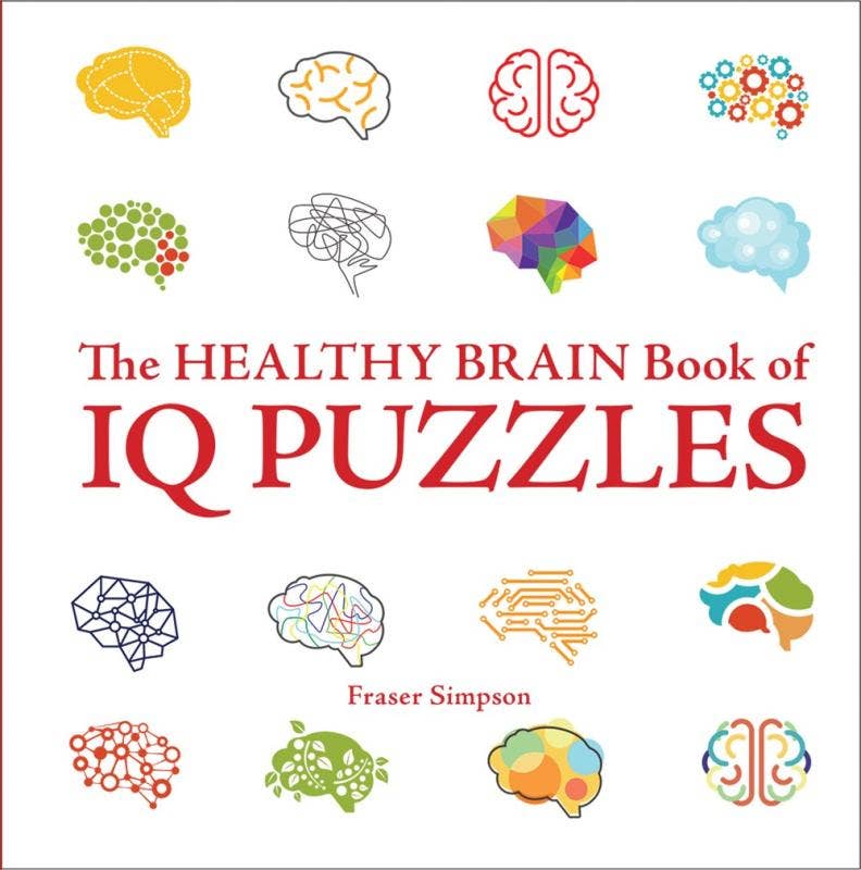 Microcosm Publishing & Distribution - Wholesale Coloring & Activity Book - Adult - The Healthy Brain Book of IQ Puzzles0