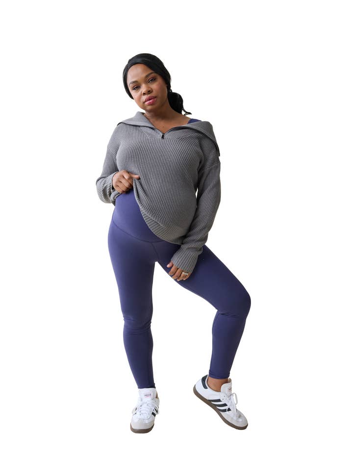 Cozy Quarter Zip Sweater for wholesale by Ingrid & Isabel