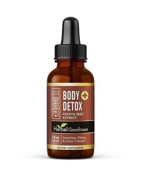 Herbal Goodness - Vente Thés santé/détox - Body Detox Plus - Liquide - Nettoyage Sain du Côlon et des Reins - 1oz0