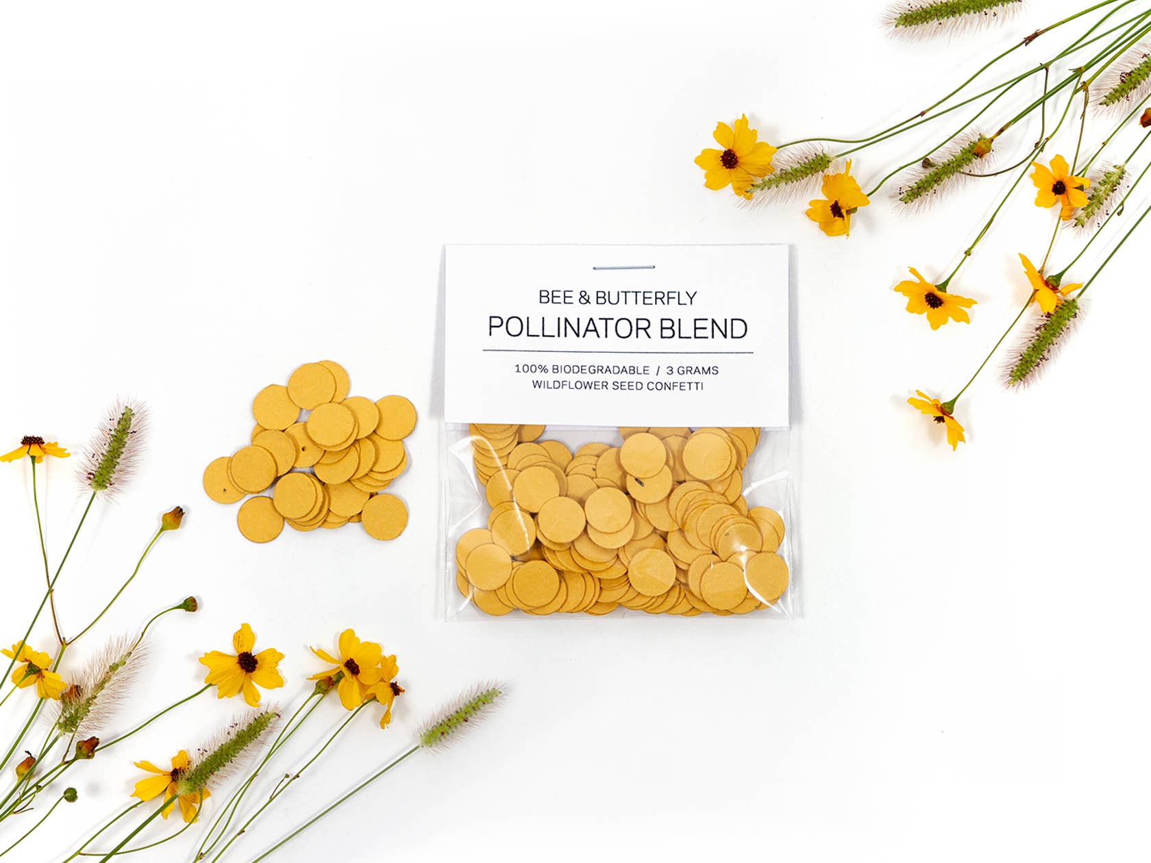 Studio 82° – wholesale Confetti – Wildflower Seed Confetti - Mustard
