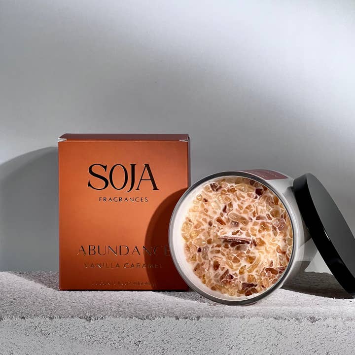 Abundance - Vanilla Caramel Candle for wholesale by Soja Fragrances