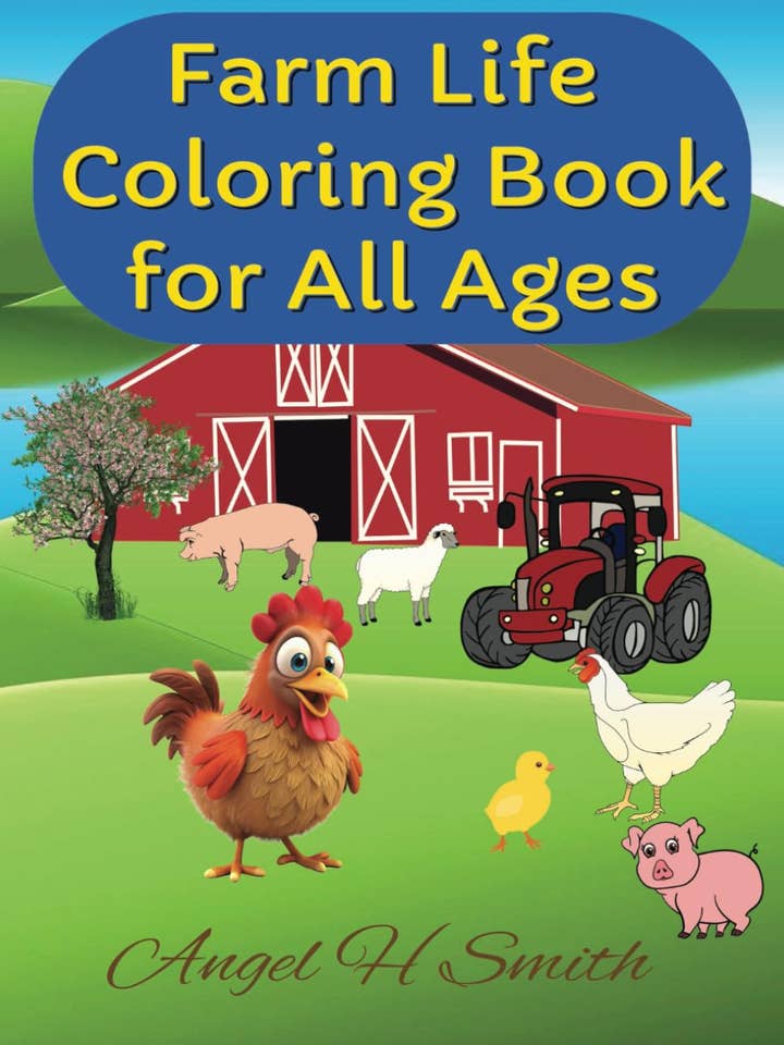 Farm Life kleurboek voor alle leeftijden voor wholesale door Angel H Smith Coloring Books