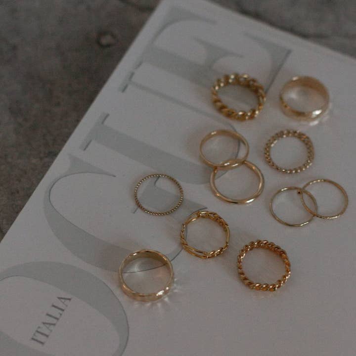 VIE EN BLEU - Vente Bagues chaînes - Bague Victoria
